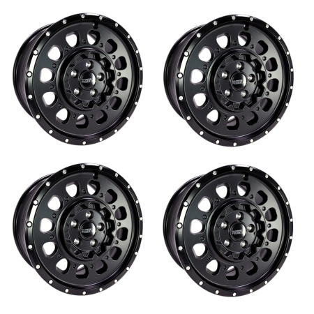 8,5x18 ET50 Twin-Monotube-Projekt-AT3-HD Alufelge in schwarz für Ford Transit Custom II
